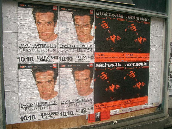 Plakate in Halle